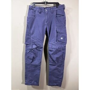 Engelbert Strauss Mens Workwear Blue Motion Ten Cargo Utility Pants Sz 38R 36x31